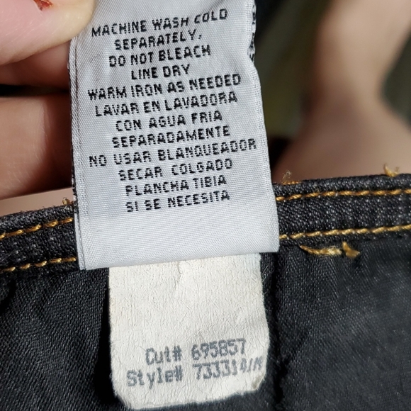 Mossimo Denim Mini Skirt Black - Picture 5 of 7